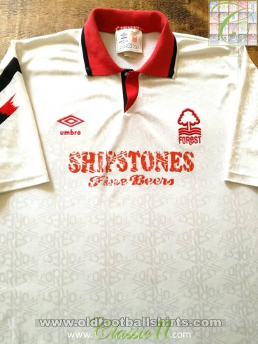 Nottingham Forest Away football shirt 1991 - 1992