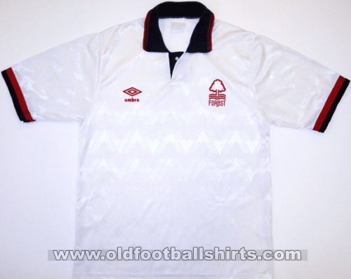 Nottingham Forest Maglia da trasferta maglia di calcio 1989 - 1991