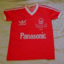 Nottingham Forest Home football shirt 1981 - 1982 sponsored by Panasonic