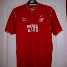 Nottingham Forest Home football shirt 1986 - 1987 sponsored by Home Ales