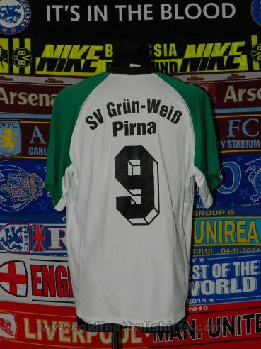 SV Grün-Weiss Pirna e.V. Home football shirt 2010 - 2011