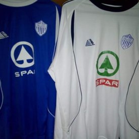 Hellenic FC Home baju bolasepak (unknown year) sponsored by Spar