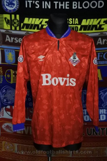 Oldham Athletic Away football shirt 1989 - 1991