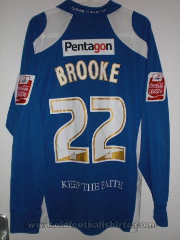 Oldham Athletic Home football shirt 2008 - 2010