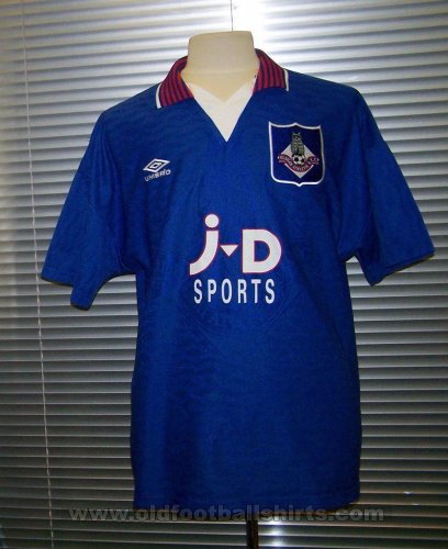Oldham Athletic Home football shirt 1995 - 1996