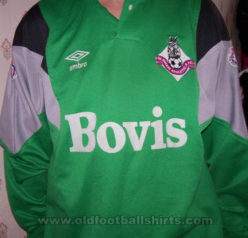 Oldham Athletic Goalkeeper football shirt 1989 - 1991