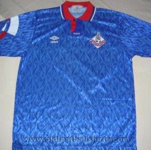 Oldham Athletic Home football shirt 1991 - 1993