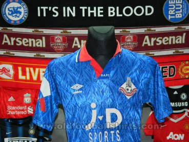 Oldham Athletic Home football shirt 1992 - 1993