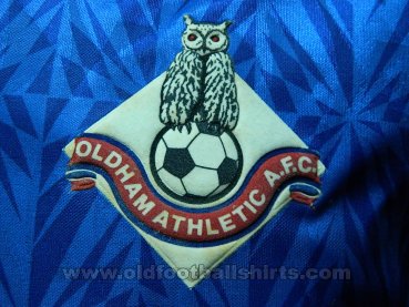 Oldham Athletic Home football shirt 1992 - 1993