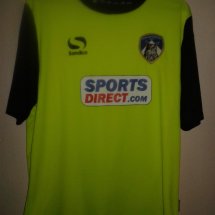 Oldham Athletic Home football shirt 2014 - 2015 sponsored by Sportsdirect.com