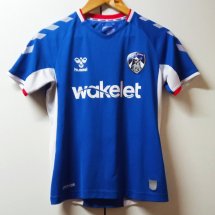 Oldham Athletic Home football shirt 2019 - 2020 sponsored by Wakelet