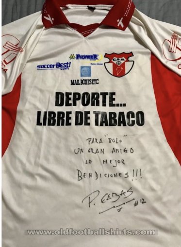 A.D. Santa Bárbara Home football shirt 2003 - 2004
