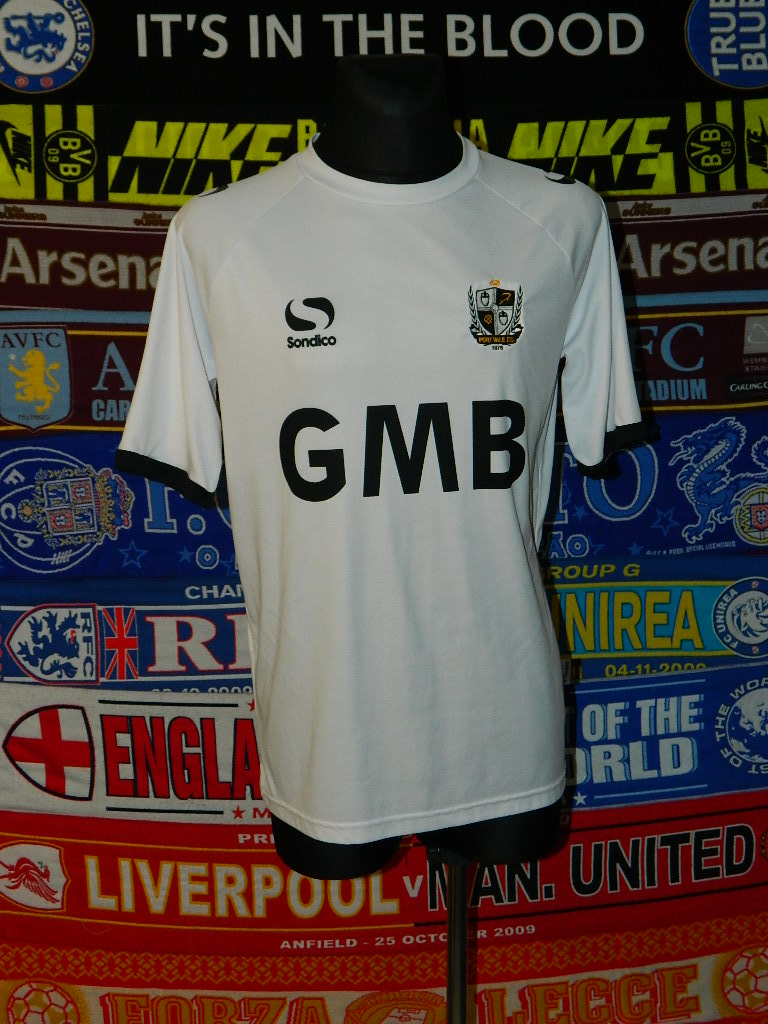 Maillot Port Vale Extérieur 2009/2010 – Long – Porté Par Stockley (#2) – Taille L