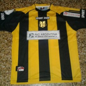 Deportivo Madryn Home football shirt 2012 sponsored by Pas Argentina