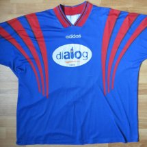 CSA Steaua București Home voetbalshirt  1997 - 1998 sponsored by Dialog