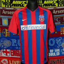 CSA Steaua București Home football shirt 2008 - 2009 sponsored by Citi financial