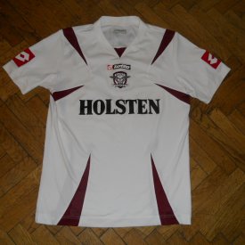 Rapid Bucharest Home football shirt 2009 - 2010 sponsored by Holsten