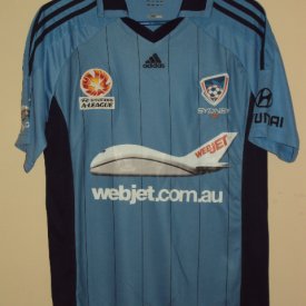 Sydney FC Home football shirt 2012 - 2013 sponsored by webjet.com.au