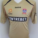 Newcastle Jets football shirt 2007 - 2009