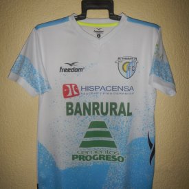 Deportivo Sanarate F.C. Third football shirt 2018 - 2019 sponsored by Banrural