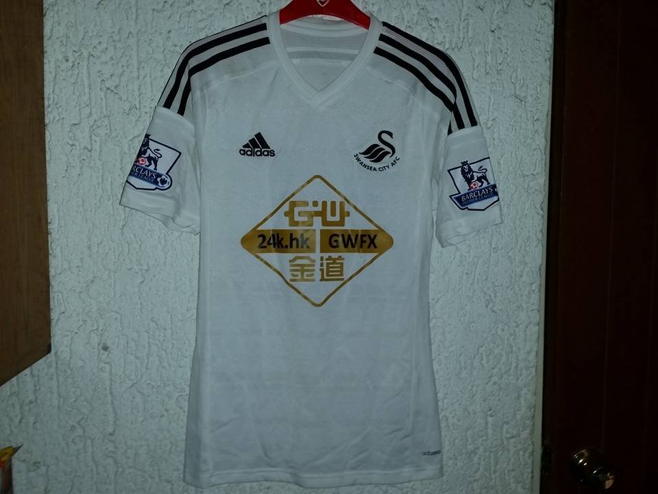 Maillot Extérieur Swansea City 2017-2018 Taille XL - Occasion Très Bon état - Joma
