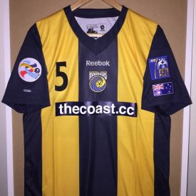 Central Coast Mariners Cup Shirt football shirt 2009 sponsored by Thecoast.cc