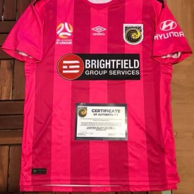 Central Coast Mariners Special football shirt 2017 - 2018 sponsored by Brightfield Group
