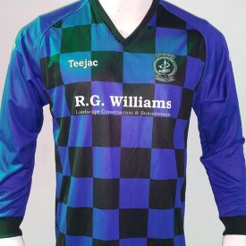 Llanfairpwll FC Home maglia di calcio 2018 - 2019 sponsored by R.G. Williams
