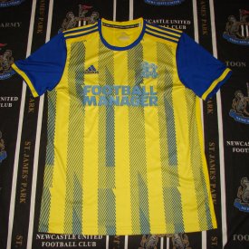 Hashtag United Home football shirt 2020 - 2021 sponsored by Football Manager