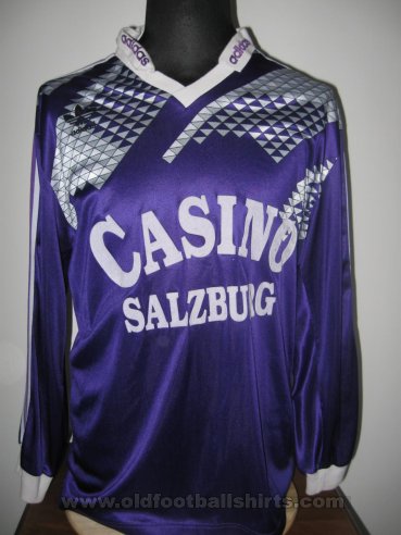Red Bull Salzburg Home football shirt 1989 - 1990