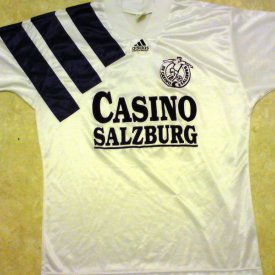 Red Bull Salzburg Home football shirt 1992 - 1993 sponsored by Casino Salzburg