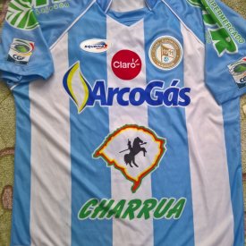 Clube Esportivo Lajeadense Home football shirt 2011 - 2012 sponsored by ArcoGas