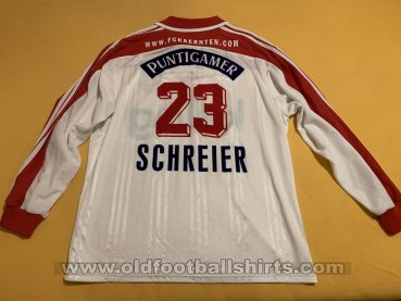 SK Austria Kärnten Home maglia di calcio 2001 - 2002