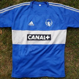 Roche Bois Bolton City Youth Club Away football shirt 2018 - 2019 sponsored by Canal+
