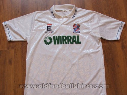 Tranmere Rovers Home football shirt 1991 - 1993