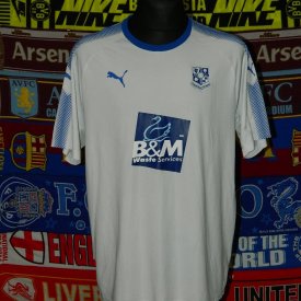 Tranmere Rovers Home football shirt 2017 - 2018 sponsored by B&M Waste Services