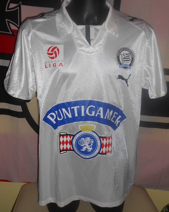 Maillot De Football SK Sturm Graz Vintage - Extérieur Années 2000 - Taille M Orange - PUMA - Occasion