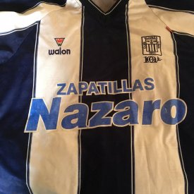Alianza Lima Home Fußball-Trikots 2002 sponsored by Zapatillas Nazaro