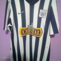 Alianza Lima Home חולצת כדורגל 2014 sponsored by Cristal