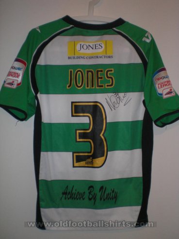 Yeovil Town Special football shirt 2010 - 2011