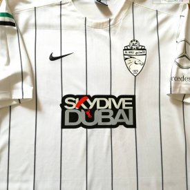 Shabab Al Ahli Dubai Club Home football shirt 2015 - 2016 sponsored by Skydive Dubai