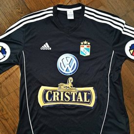 Sporting Cristal Home maglia di calcio 2013 sponsored by Cristal