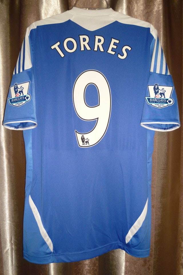 Chelsea Home football shirt 2011 - 2012. Sponsored by Samsung