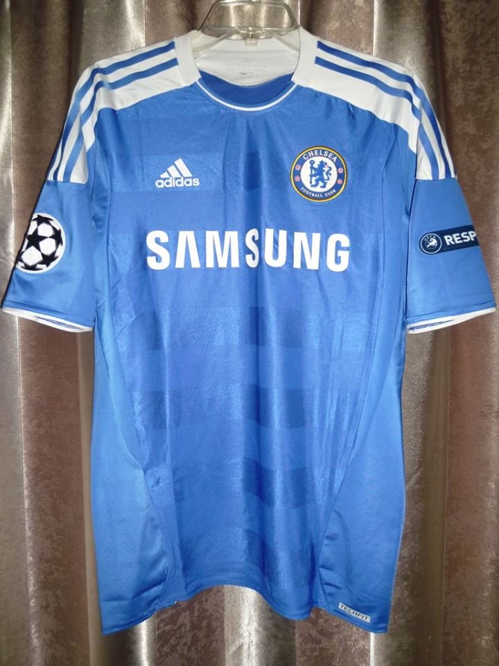 Chelsea Home football shirt 2011 - 2012. Sponsored by Samsung