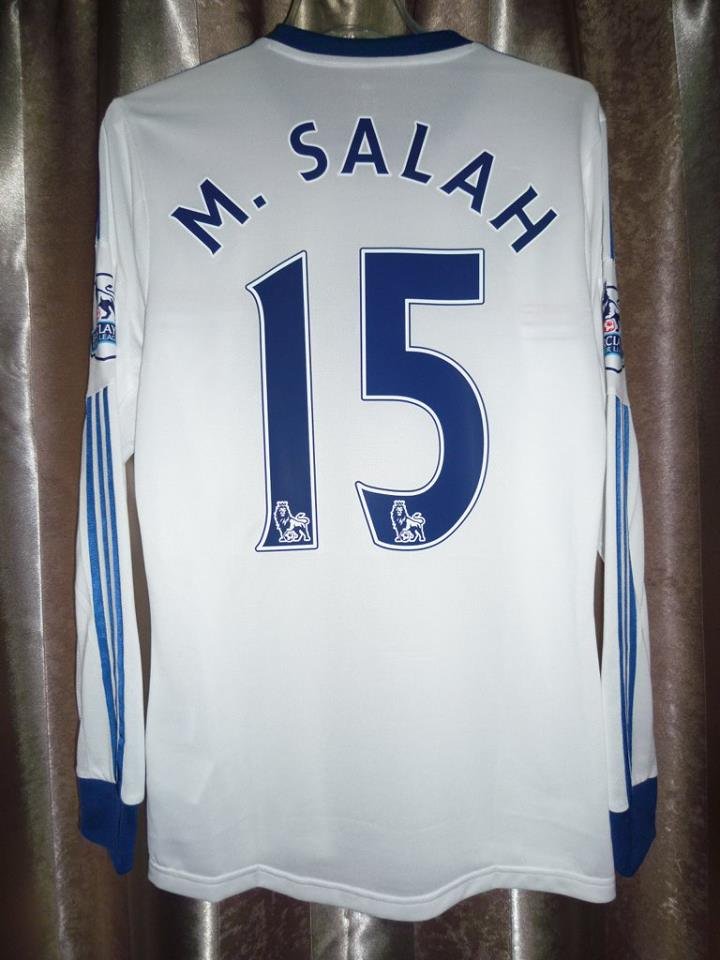 Chelsea Away football shirt 2013 - 2014. Sponsored by Samsung