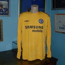 Chelsea Goalkeeper football shirt 2005 - 2006 sponsored by Samsung