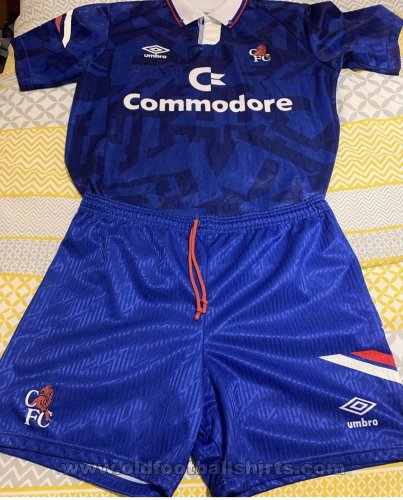Chelsea Home camisa de futebol 1991 - 1993