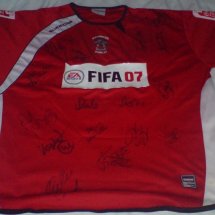 Accrington Stanley Home φανέλα ποδόσφαιρου 2006 - 2007 sponsored by EA Sports