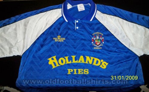 Accrington Stanley Μακριά φανέλα ποδόσφαιρου 1994 - 1995