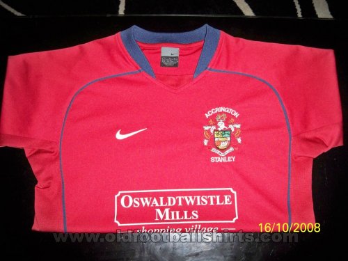 Accrington Stanley Home football shirt 2004 - 2005